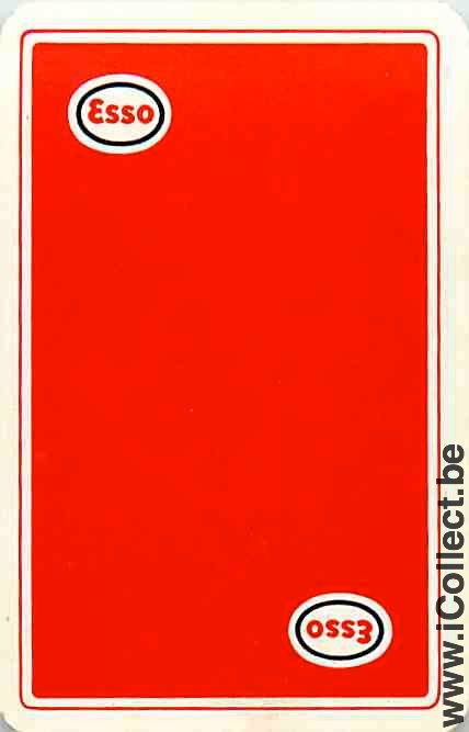 Single Playing Cards Motor Oil Esso (PS13-39I)
